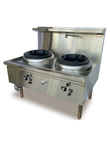 Jasper Double Wok Range(Chimney Burner) Ng JA-2CB-N