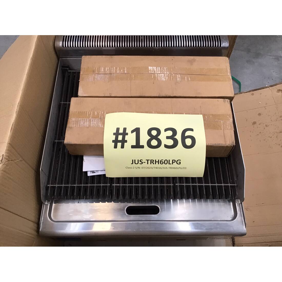 2NDs: Gasmax Benchtop 2 LPG Burner Chargrill JUS-TRH60LPG-NSW1836