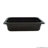 Food tek Black Poly 1/3 x 100 mm Gastronorm Pan - JW-P134B (1 Pack)