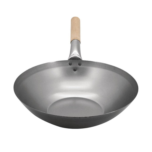 Vogue Wok Flat Base - 330mm 13"