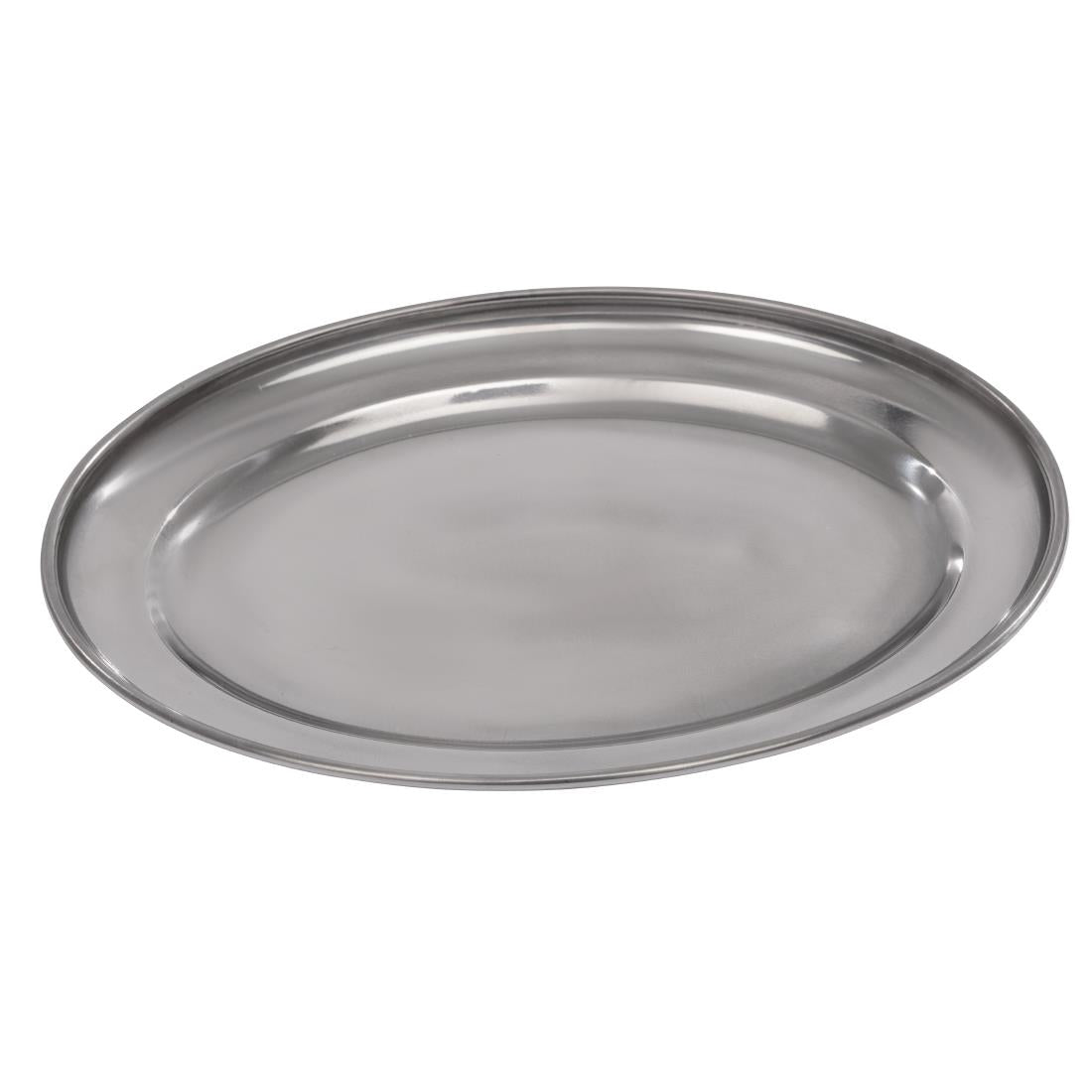 Olympia Oval Serving Tray St/St - 20mm 8"