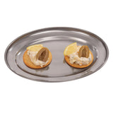 Olympia Oval Serving Tray St/St - 20mm 8"
