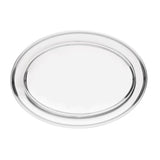 Olympia Oval Serving Tray St/St - 250mm 10"