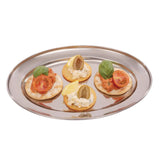 Olympia Oval Serving Tray St/St - 250mm 10"