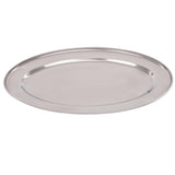 Olympia Oval Serving Tray St/St - 400mm 16"