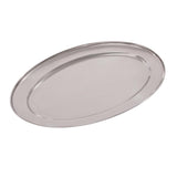 Oval Meat Flat St/St - 18"