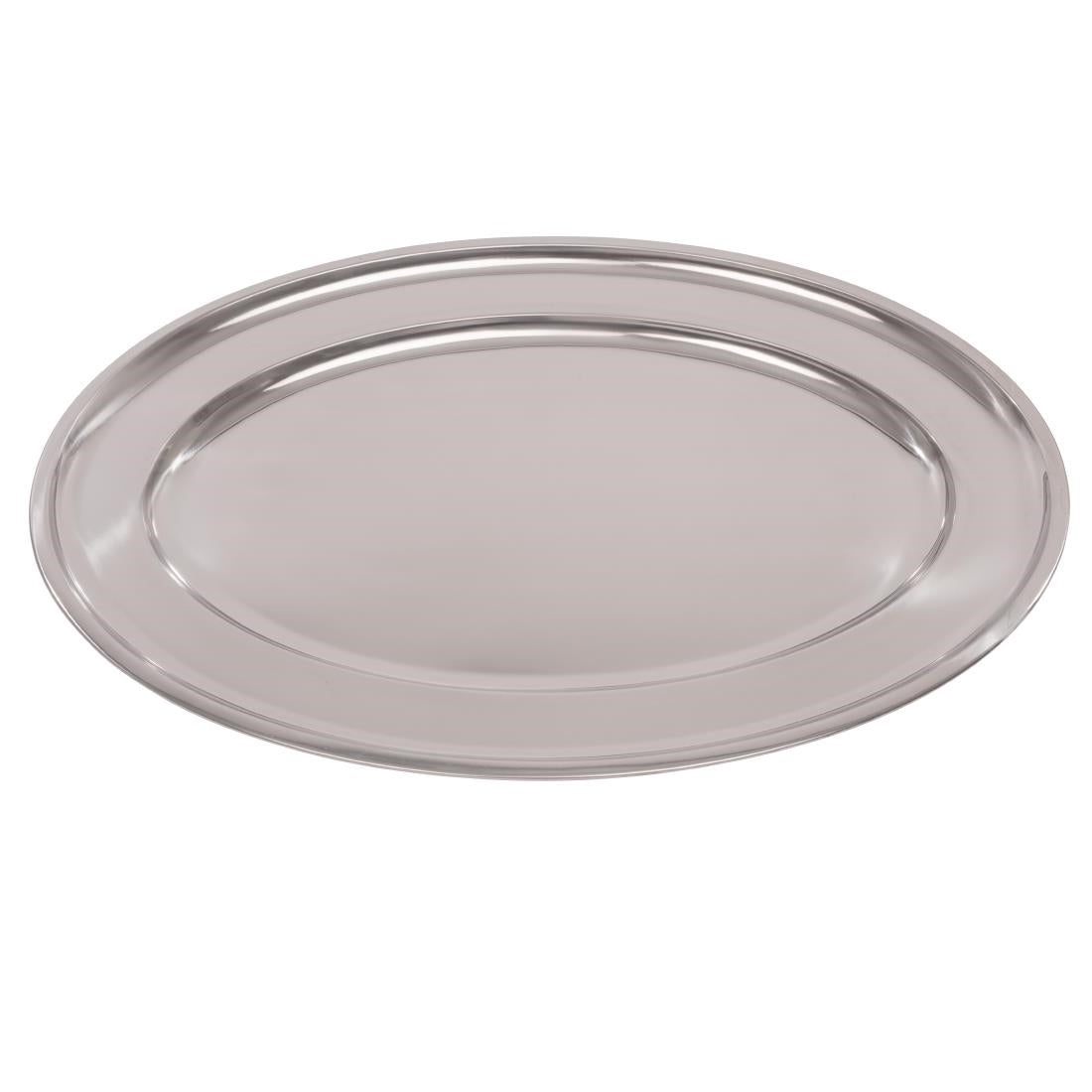 Oval Serving Flat St/St - 24"