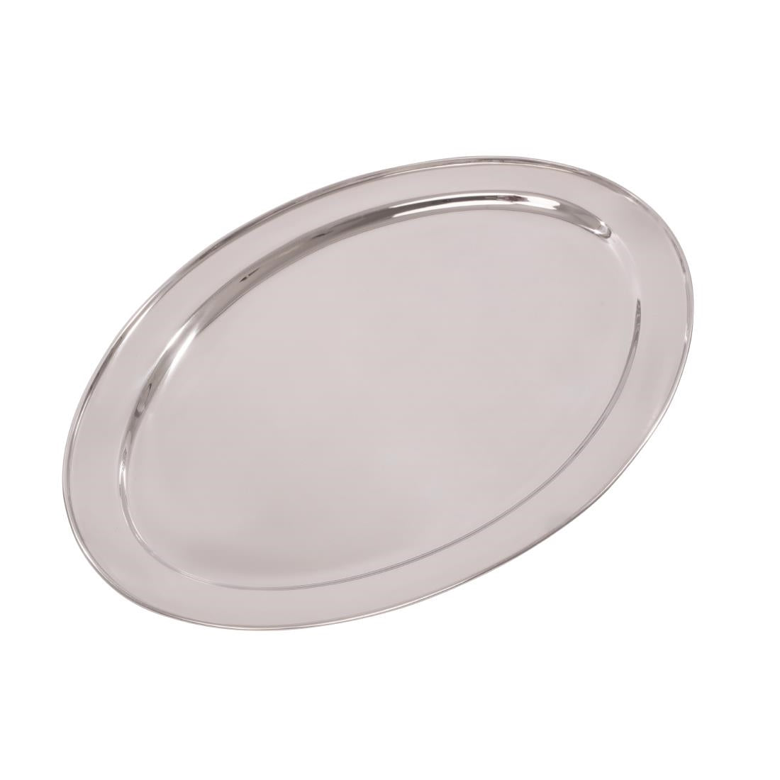 Oval Serving Tray St/St - 660mm 26"