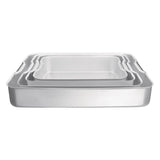 Vogue Deep Roasting Pan with Integrated Handles Alu - 420x305x100mm 16 1/2x12x4"