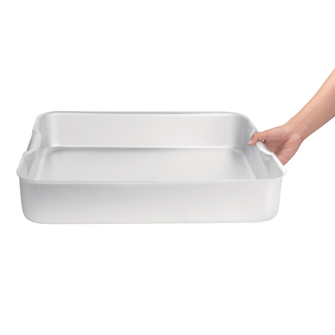 Vogue Deep Roasting Pan Aluminium - 520x420x100mm 20 1/2x16 1/2x4"