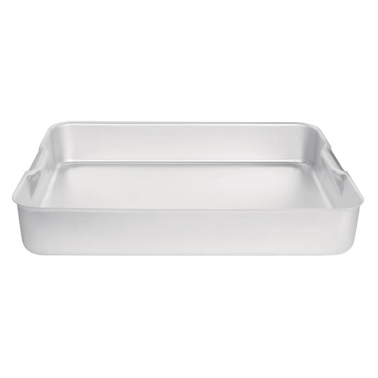 Vogue Deep Roasting Pan with Integrated Handles Alu - 610x455x100mm 24x18x4"