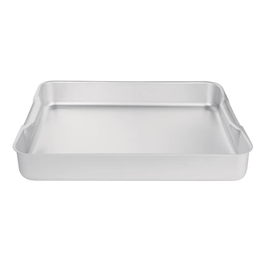 Vogue Roasting Dish with Integrated Handles Alu - 470x355x70mm 18 1/2x14x2 3/4"