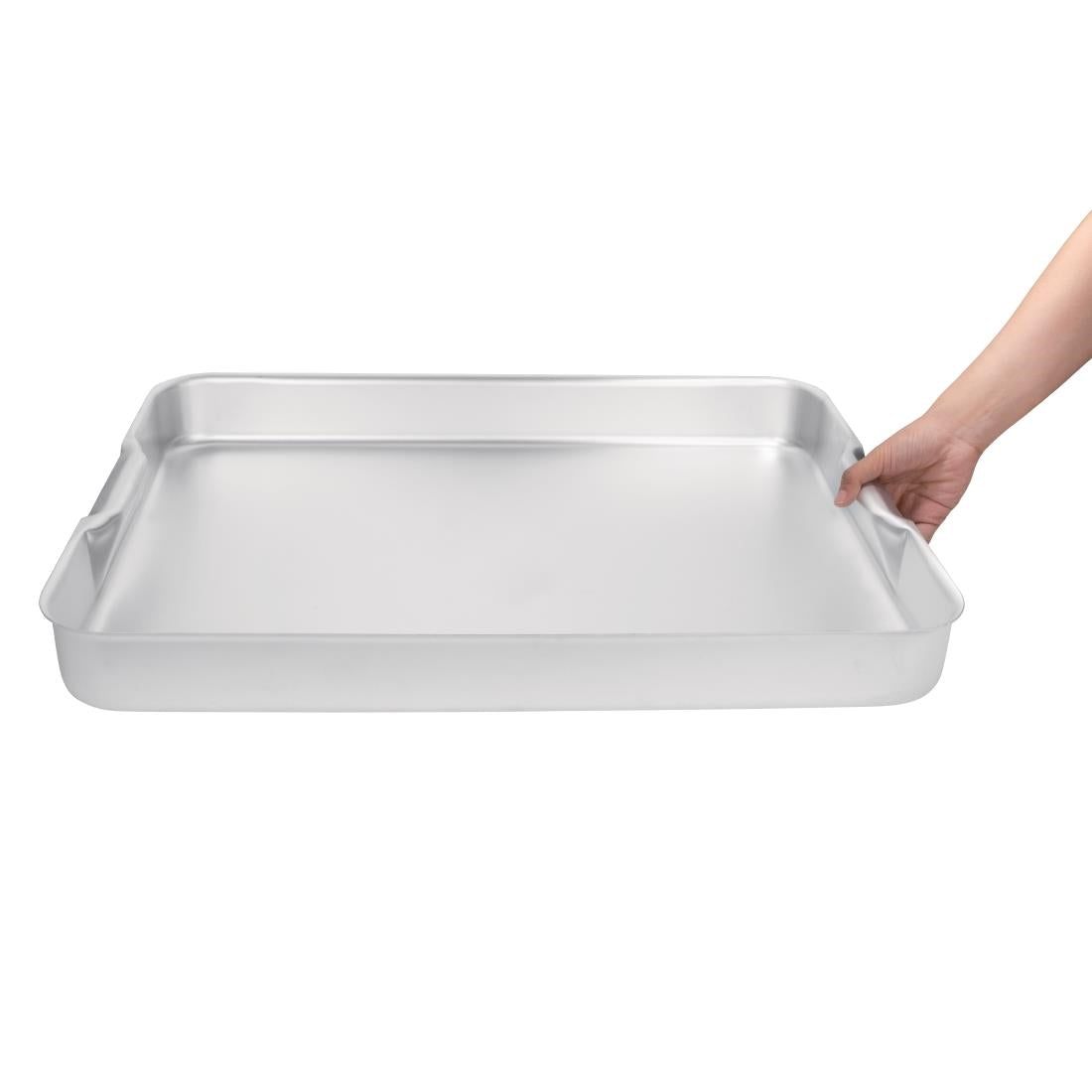 Vogue Roasting Dish with Integrated Handles Alu - 610x455x70mm 24x18x2 3/4"