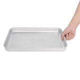 Vogue Bakewell Pan Alu - 370x265x40mm 14 1/2x10 1/2x1 1/2"