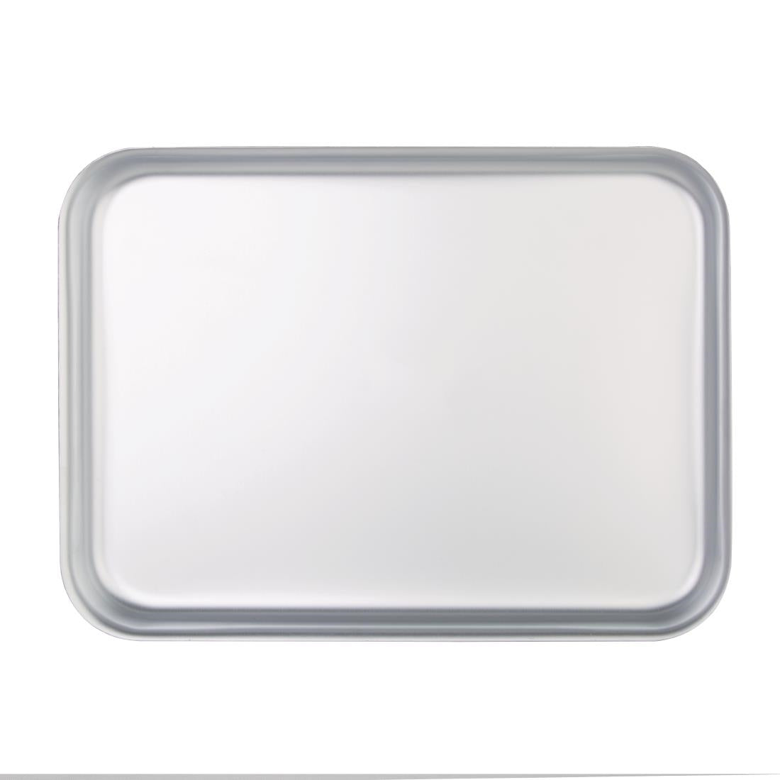 Vogue Bakewell Pan Alu - 420x305x40mm 16 1/2x12x1 1/2"