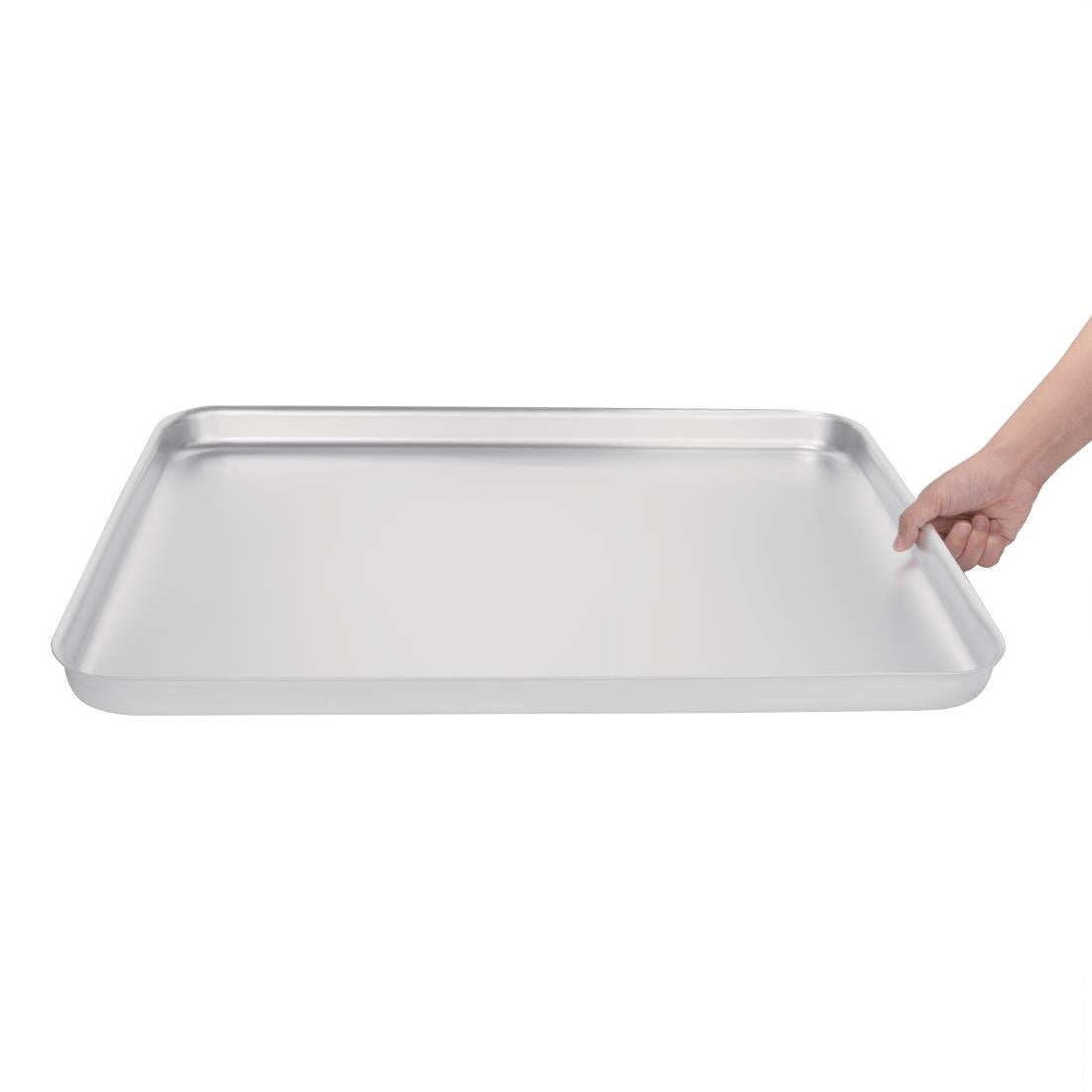 Vogue Bakewell Pan Alu - 610x455x40mm 24x18x1 1/2"