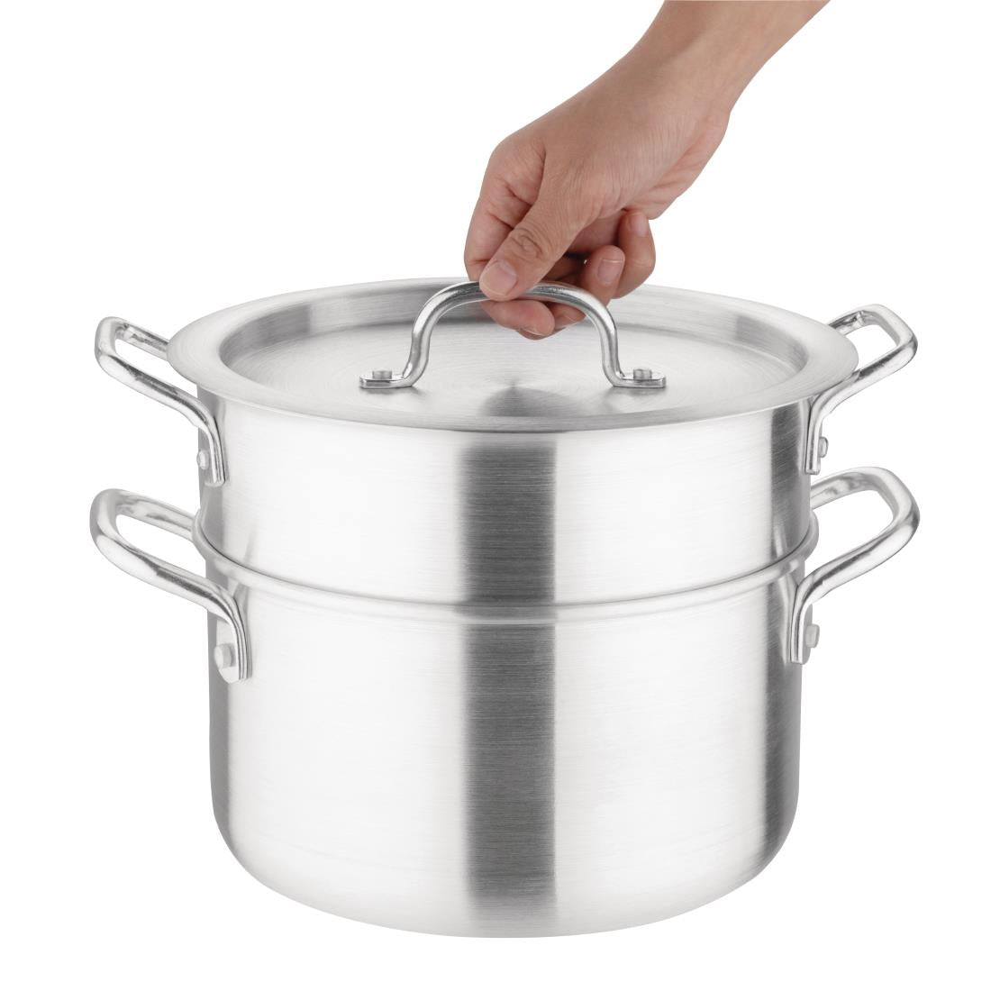 Vogue Double Boiler No Spout (incl Lid) - 4Ltr 135fl oz