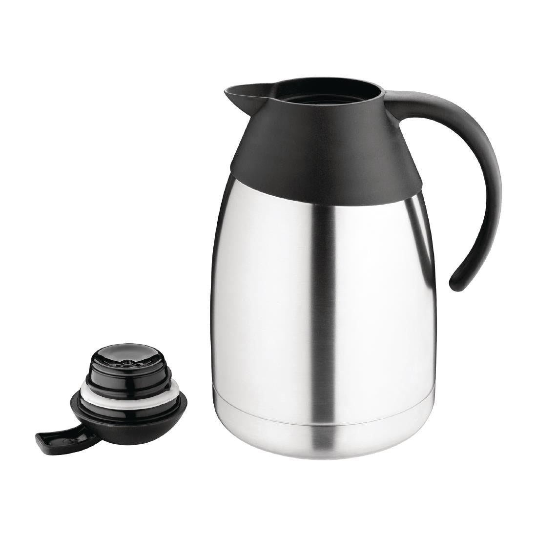 Olympia Vacuum Jug St/St Domed Lid - 1.5Ltr