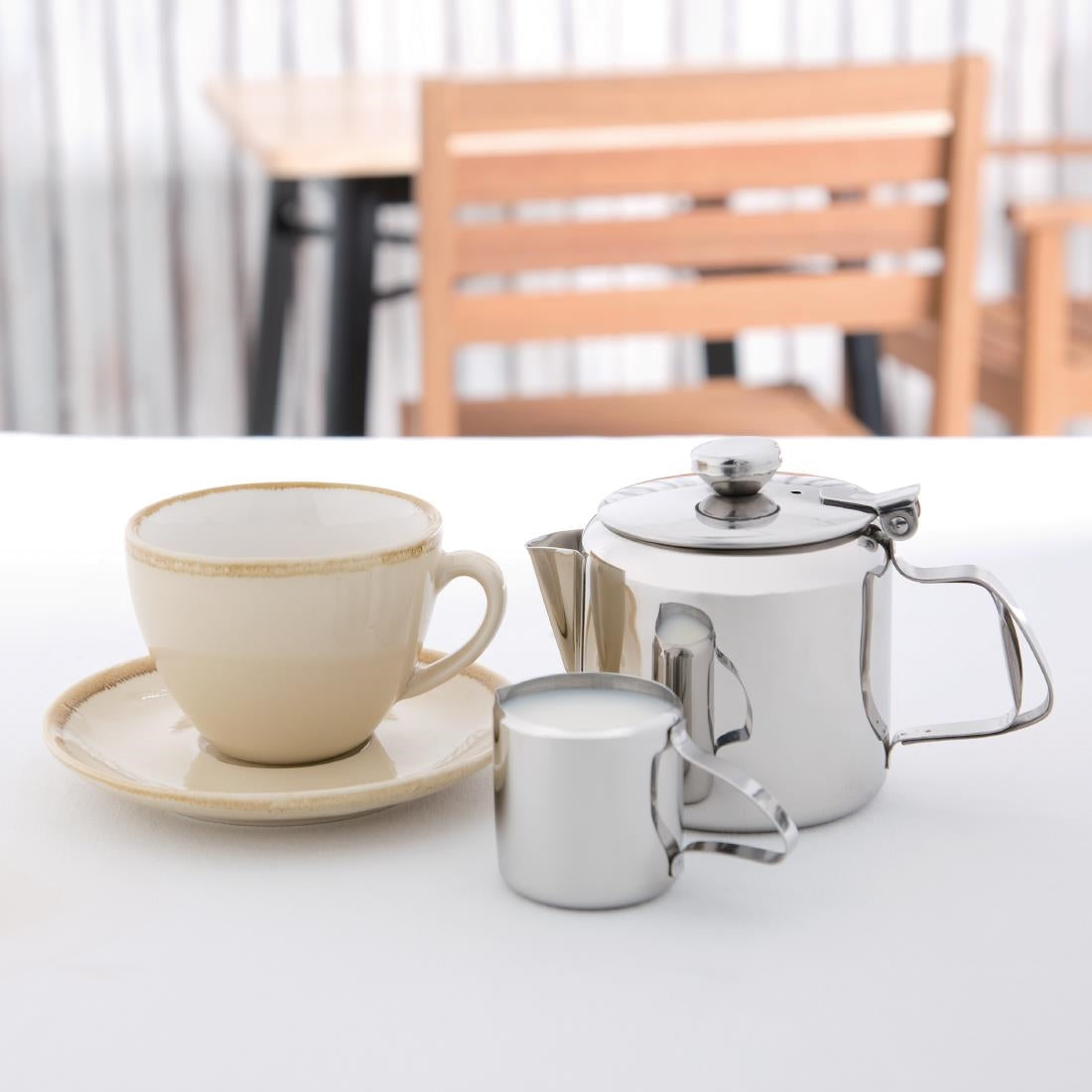 Teapot St/St Mirror Finish - 450ml 16oz