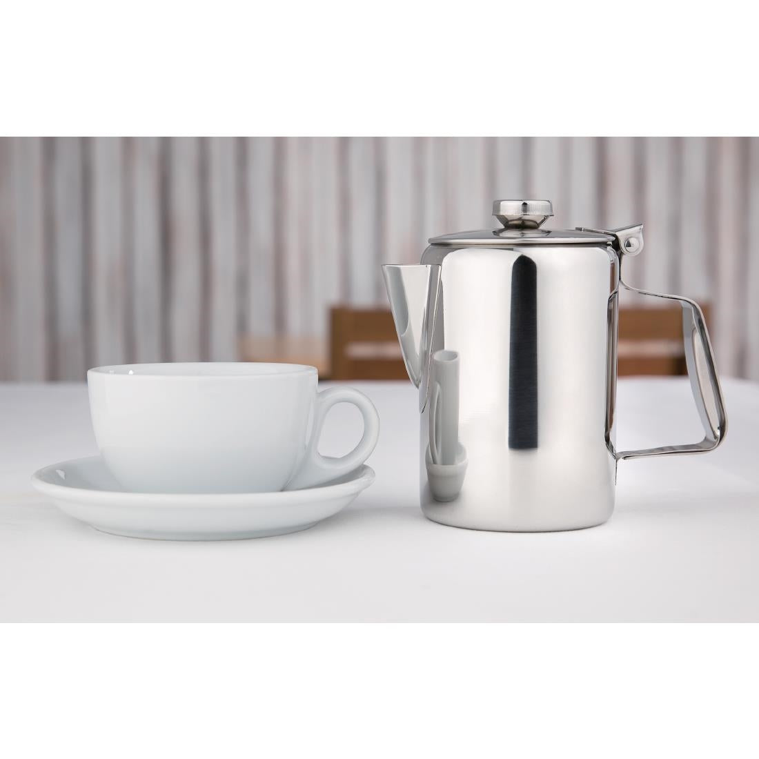 Olympia Concorde Coffee Pot St/St Mirror Finish - 570ml 20oz