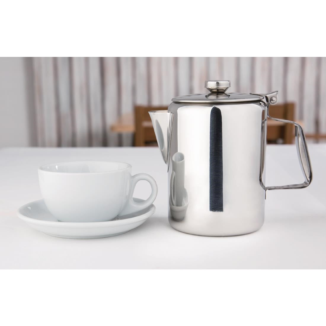 Olympia Concorde Coffee Pot St/St Mirror Finish - 900ml 32oz