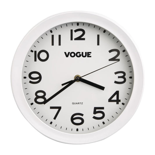 Vogue Kitchen Wall Clock - 250mm 10"