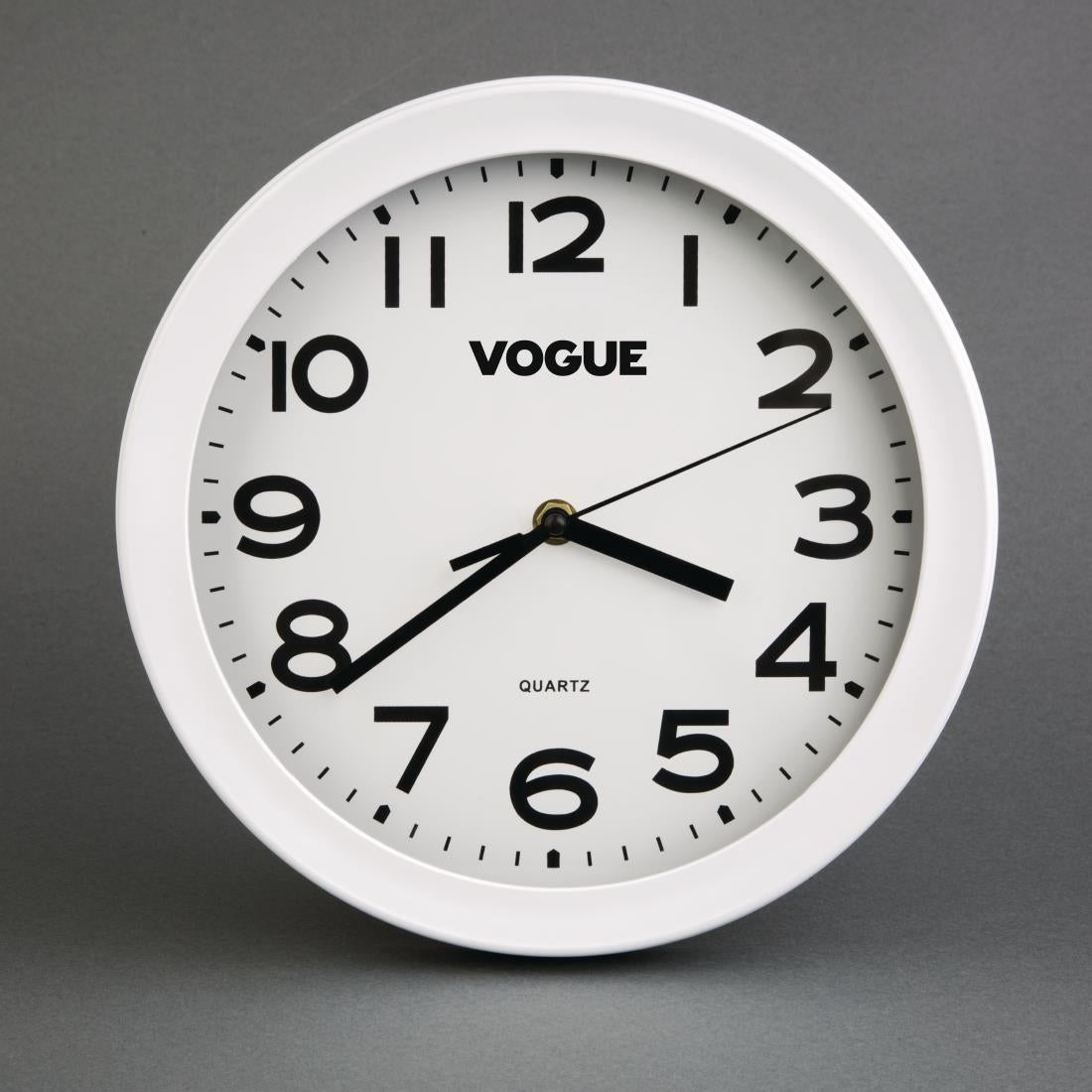 Vogue Kitchen Wall Clock - 250mm 10"