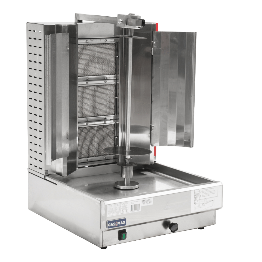 GasMax Semi-automatic 3 Burner LPG Kebab Machine KB-3LPG