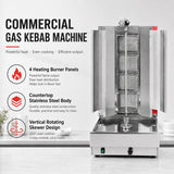 Gasmax Semi-automatic 4 Burner LPG Kebab Machine - KB-4LPG