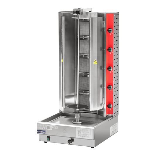 GasMax Semi-automatic 5 Burner LPG Kebab Machine KB-5LPG