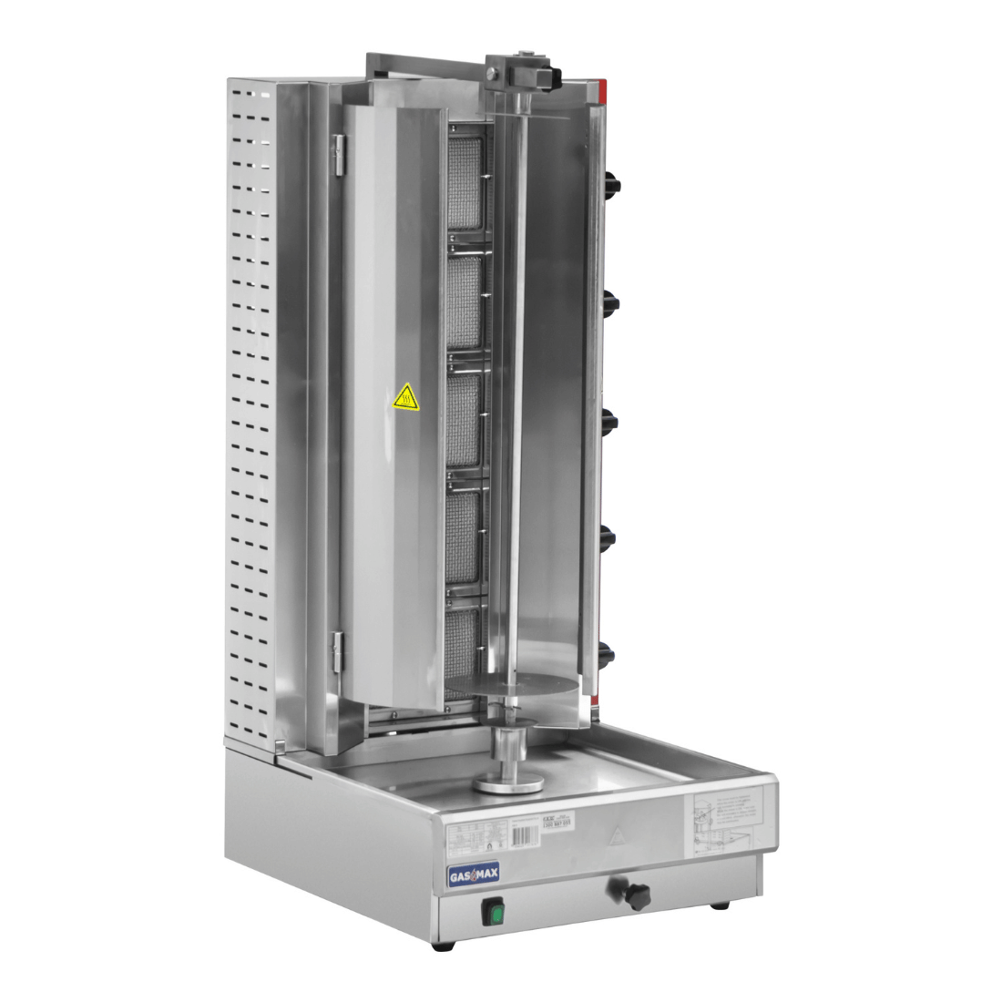 GasMax Semi-automatic 5 Burner NG Kebab Machine KB-5