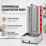 Gasmax Semi-automatic 5 Burner NG Kebab Machine - KB-5