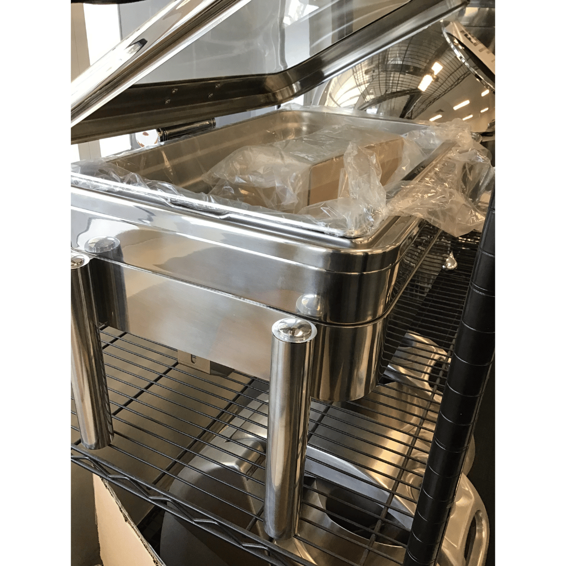 2NDs: Oblong Chafing Dish with Glass Lid - KGJ404-QLD50