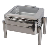 2NDs: Square Chafing Dish with Glass Lid - KGJ406-QLD51