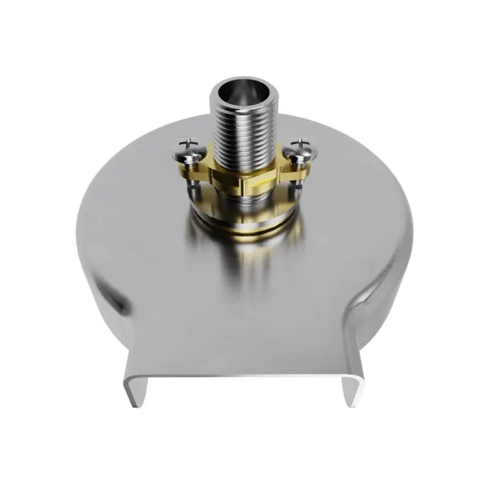 Kitchen Sink Glass Rinser with Round Drain Tray R-KGR-100