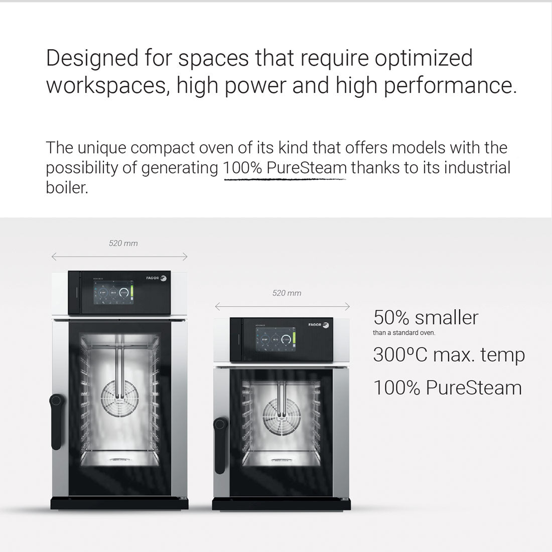 Fagor iKore Kompact Advance Compact Ovens - K-AW-101ESWR