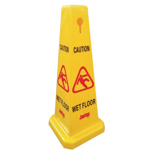 Jantex Warning Cone - Caution Wet Floor