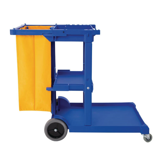 Cleaning Trolley Blue