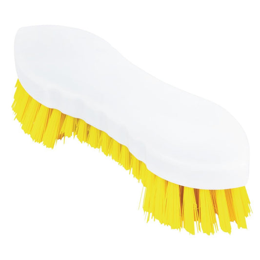 Jantex Scrub Brush Stiff Yellow - 209mm