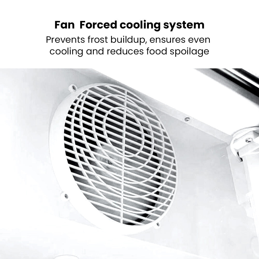 Thermaster Large Two Glass Door Colourbond Upright Drink Fridge - LG-1200P