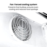 Thermaster Large Two Glass Door Colourbond Upright Drink Fridge - LG-1200P