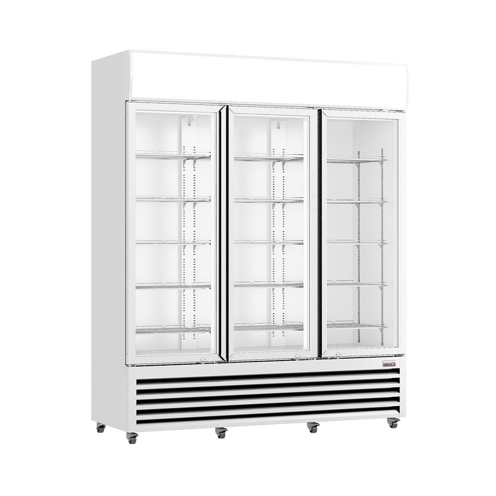 2NDs: Thermaster Three Glass Door Colourbond Upright Drink Fridge - LG-1203P-QLD147