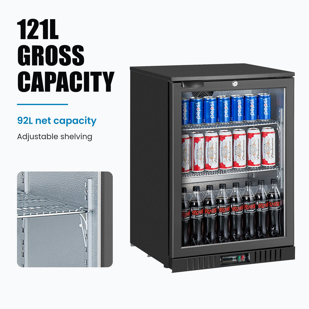 Thermaster Under Bench single door Bar Fridge/Cooler - LG-138HC