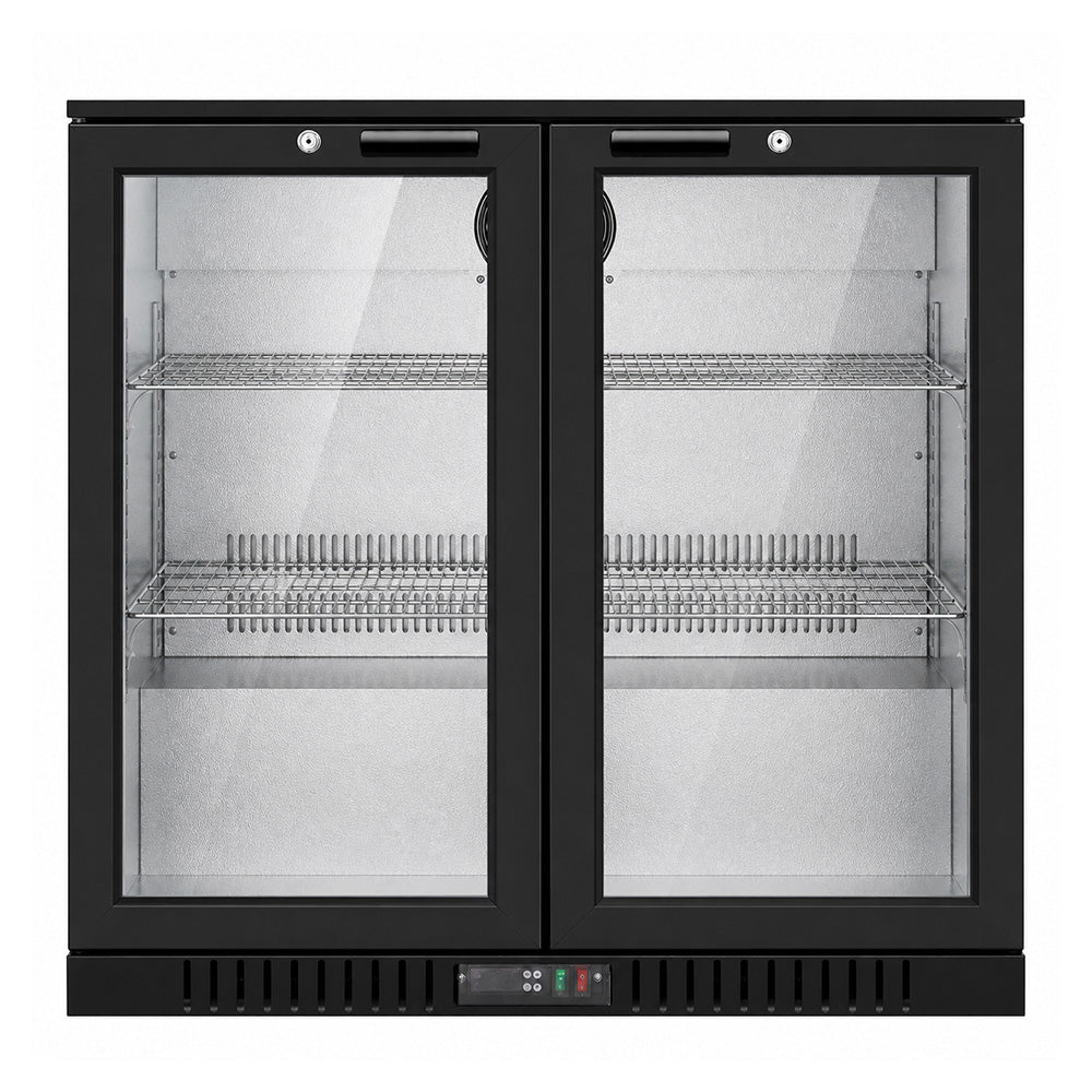 Thermaster Under Bench Two Door Bar Fridge/Cooler - LG-208HC
