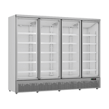 Thermaster 4 Door Glass Door Supermarket Freezer 1938L - LG-2500GBMF