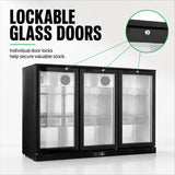 Thermaster Under Bench Three Door Bar Fridge/Cooler - LG-330HC