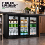 Thermaster Under Bench Three Sliding Door Bar Fridge/Cooler - LG-330SC