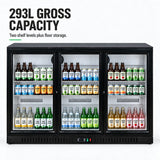 Thermaster Under Bench Three Sliding Door Bar Fridge/Cooler - LG-330SC