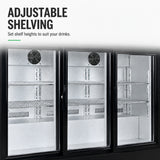 Thermaster Under Bench Three Sliding Door Bar Fridge/Cooler - LG-330SC
