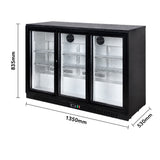 Thermaster Under Bench Three Sliding Door Bar Fridge/Cooler - LG-330SC